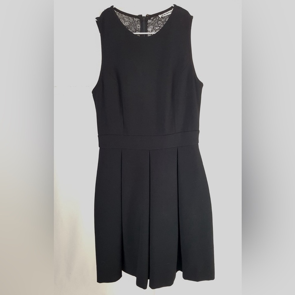 Whistles Black Lace Back Sleeveless Short Dress - Size US 4